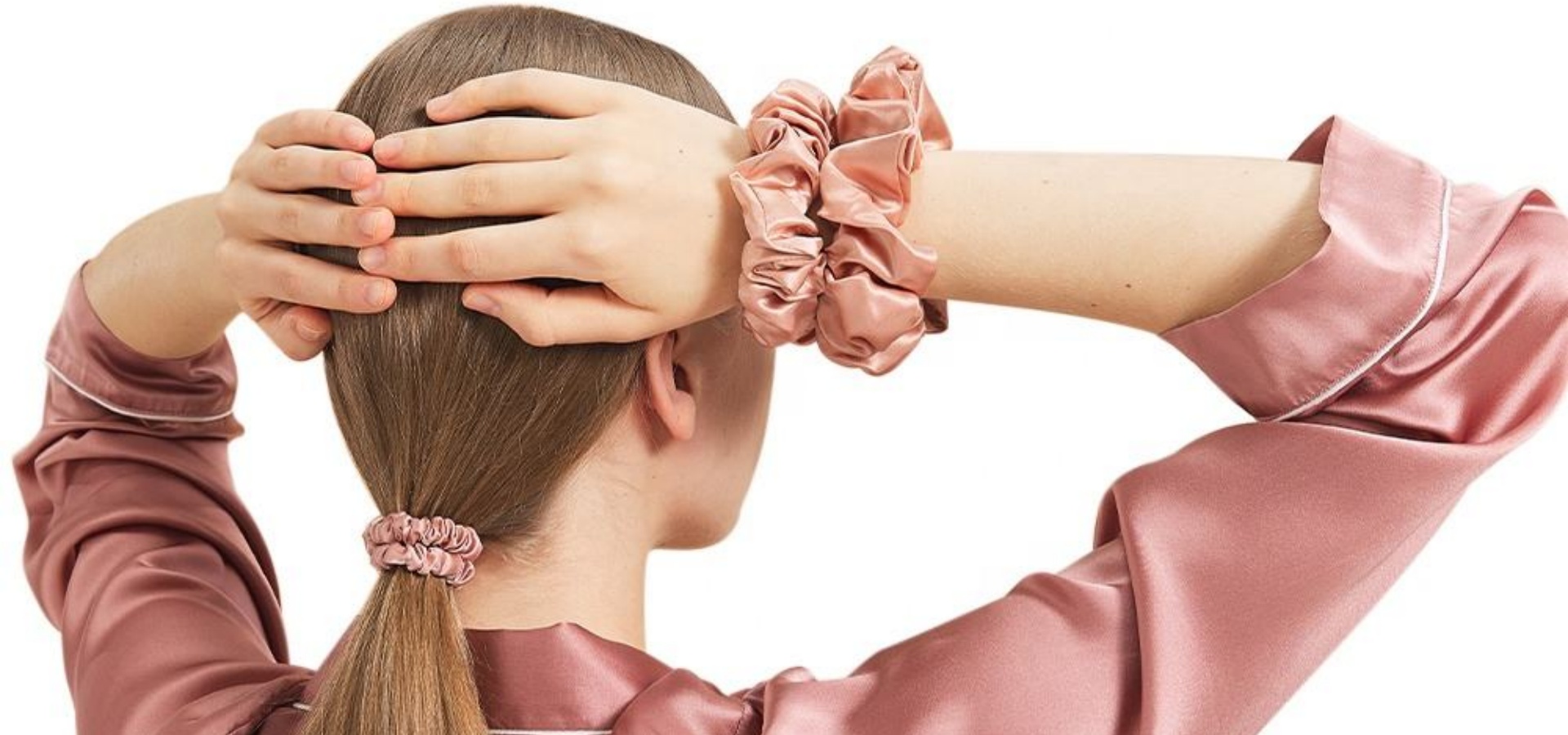 সিল্ক scrunchies